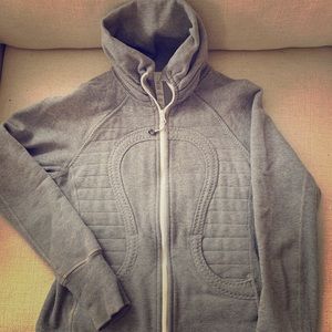 Lulu lemon grey scuba sweatshirt